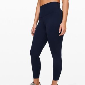 lululemon navy leggings size 8